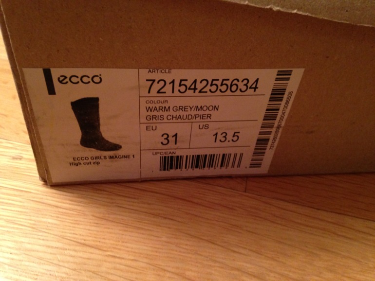 Сапоги ECCO Gore-Tex для девочки б/у, размер 31, 1500 руб., Москва