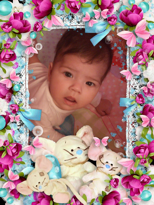 Моей сладкой вредине 5 месяцев))))