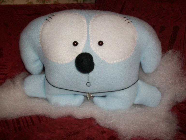 Голубой щенок)