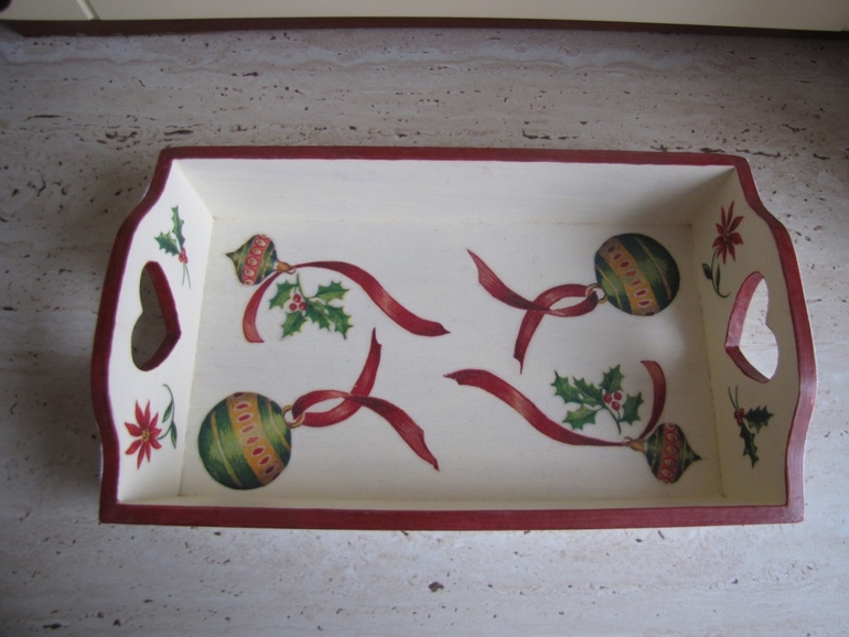 Новогодний поднос