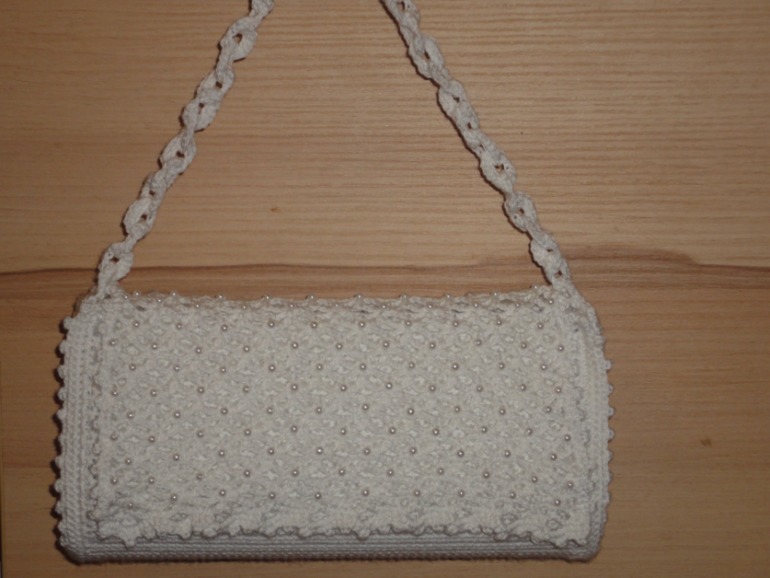 Клатч,колье и браслет крючком