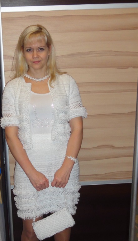 Роскошная утонченность от Оскара де ла Рента(костюм, мое воплощение)