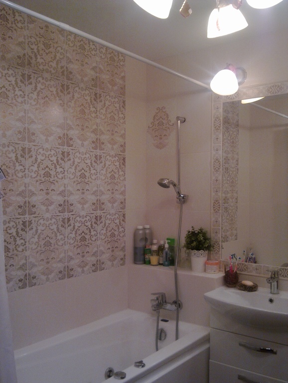 Вот и закончился ремонт ванной -делюсь, хвалюсь..