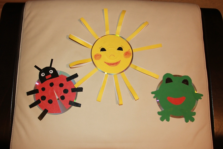 Поделки из старых дисков