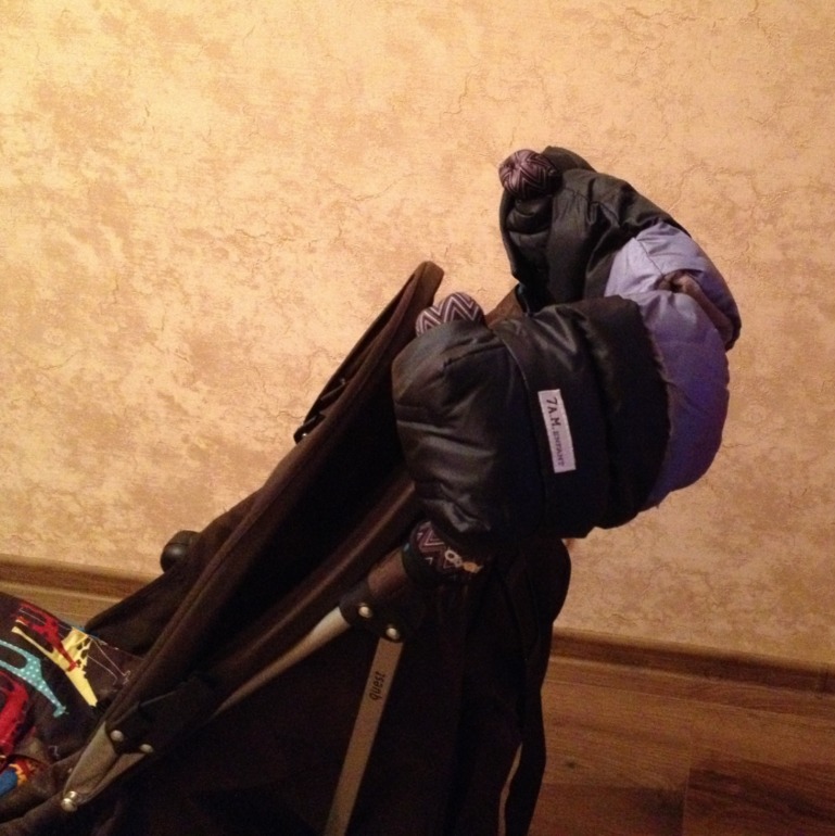 Муфта-варежки на Мак :)