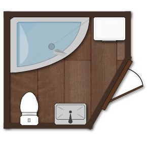 Помогите удобно спланировать ванную комнату