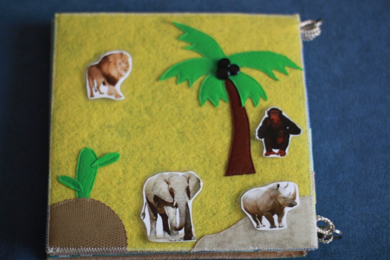 Фетровая книга "Кто где живет"