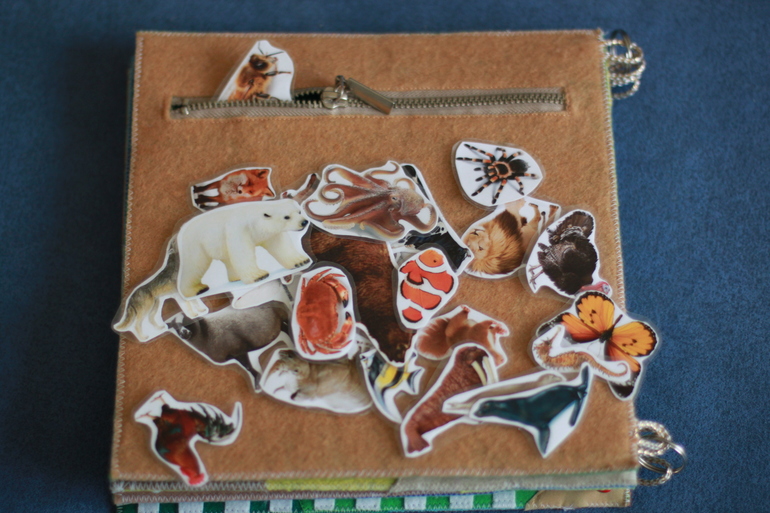 Фетровая книга "Кто где живет"