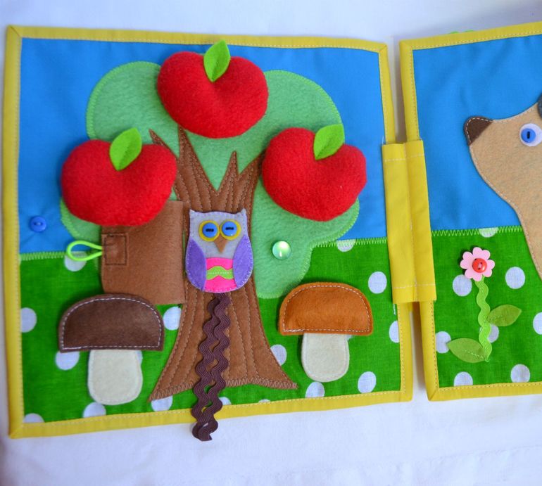 Именная развивающая книжечка)