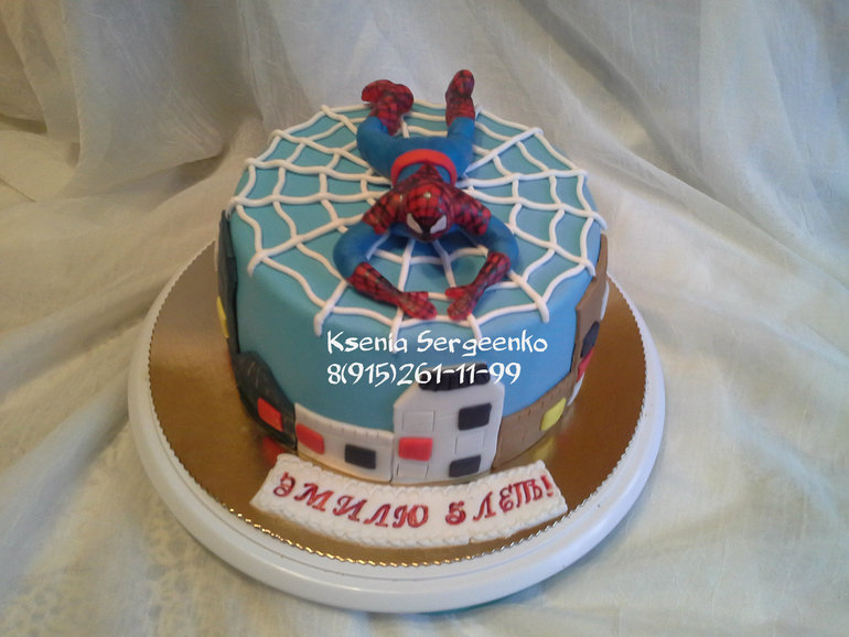 торт человек паук