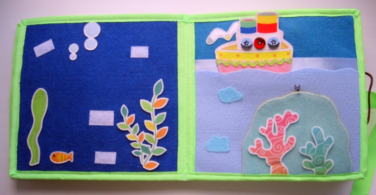 Книжка из фетра