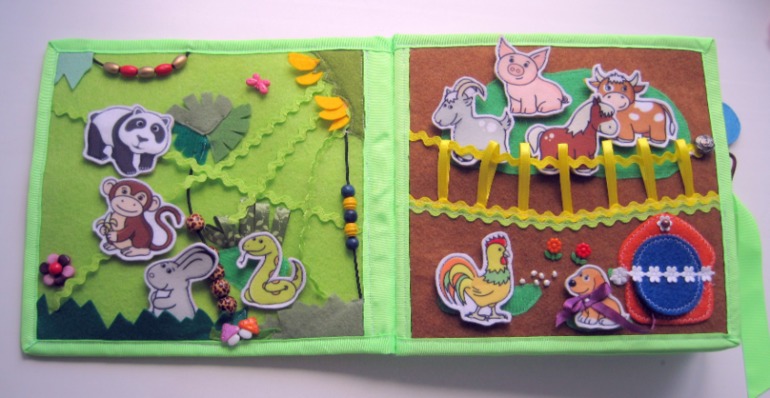 Книжка из фетра