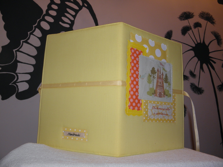 Обложка-папка для свидетельства о рождении 