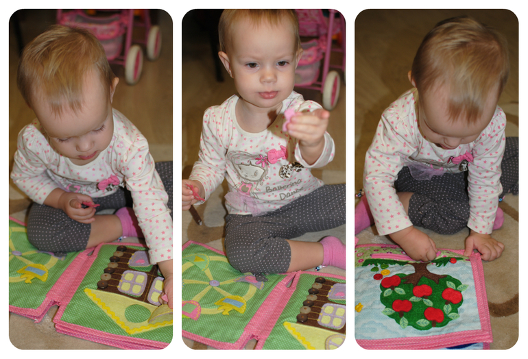 Развивающая книжка для Полинки