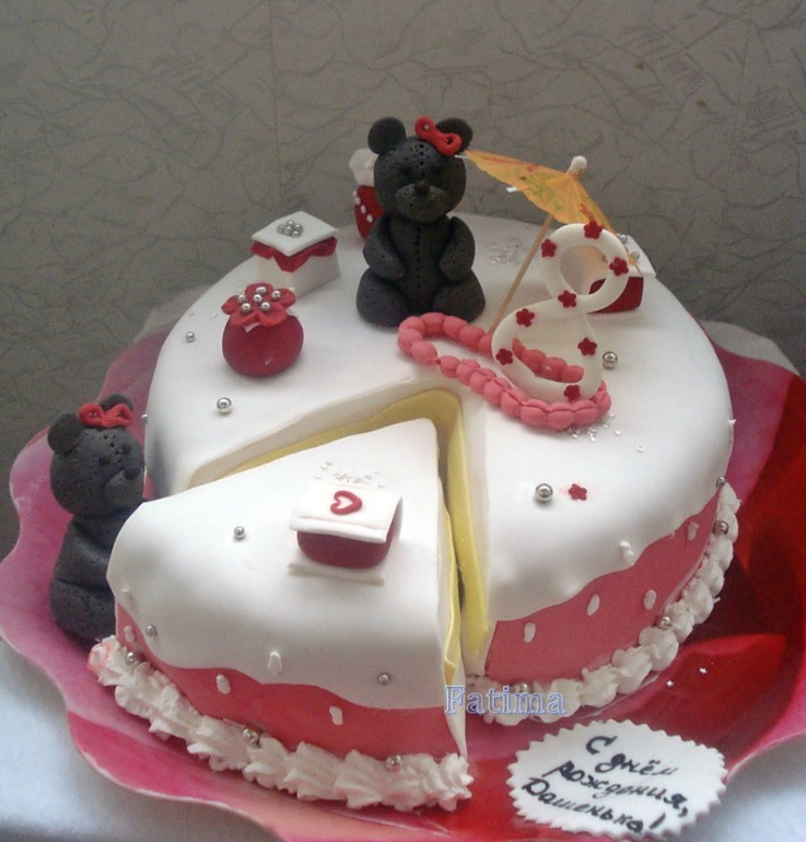 ТОРТ С МИШКАМИ!