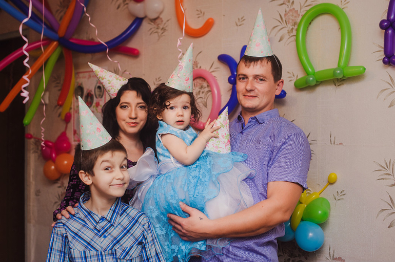 День рожденья нашей доченьки!!!