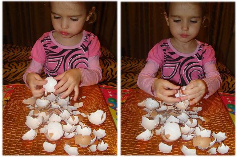 Детские поделки из яиц руками. Мозаика из яичной скорлупы