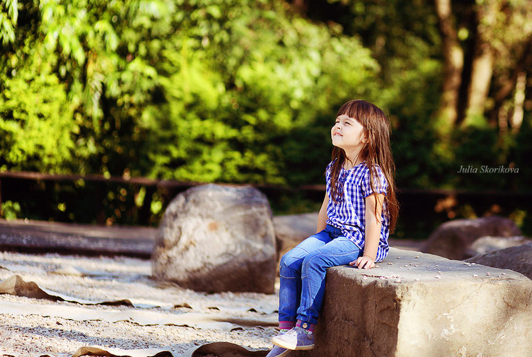 В Японском саду.