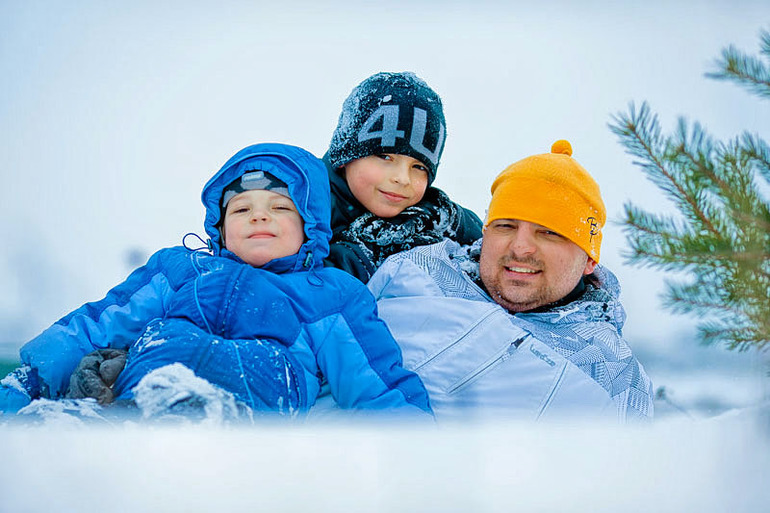 Прогулка с папой