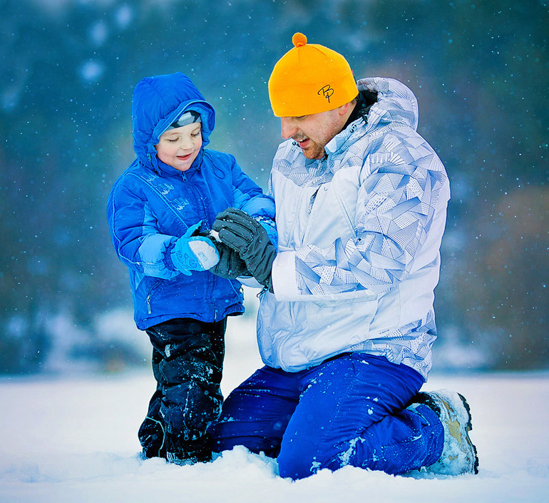 Прогулка с папой