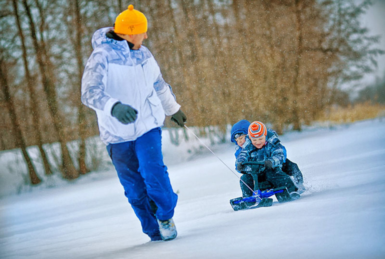Прогулка с папой