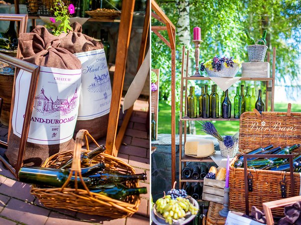 Сладкий стол на винную свадьбу