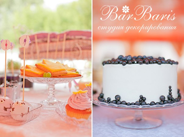 Сладкий стол в стиле Принцесса на горошине, июль 2012