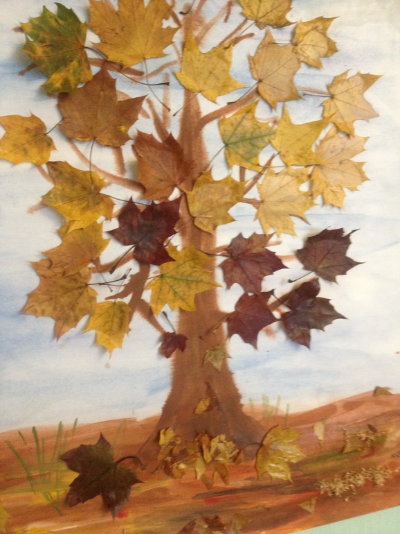 Поделка в детский сад из природных материалов