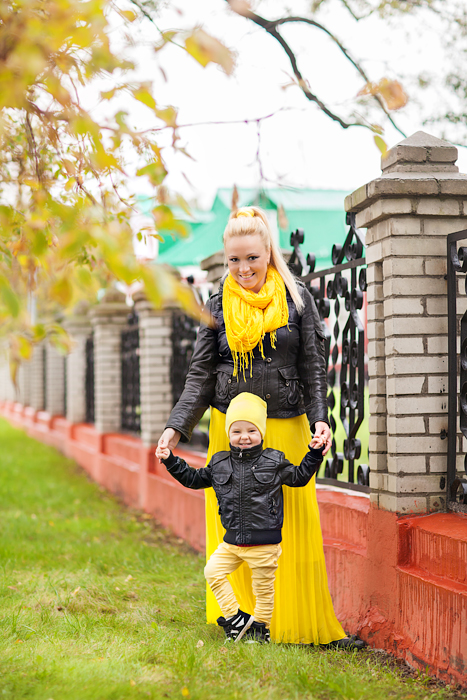 Осень прекрасной Елены и Мишутки