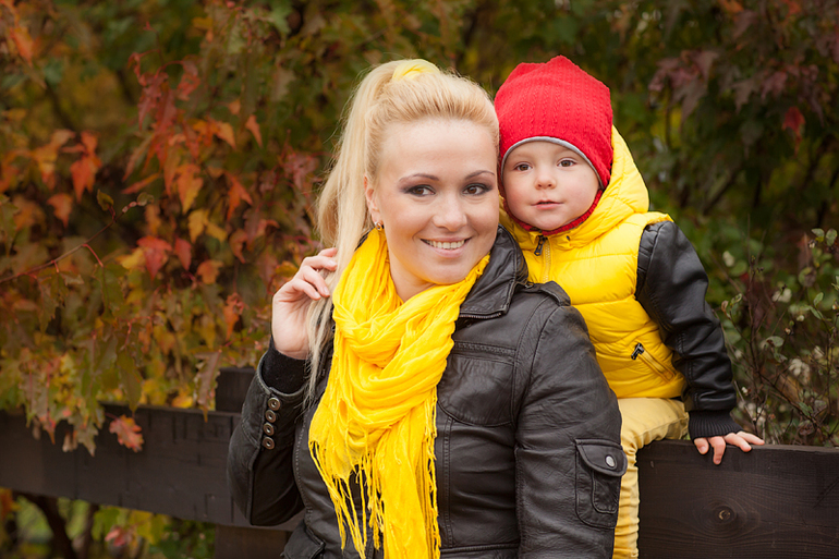 Осень прекрасной Елены и Мишутки