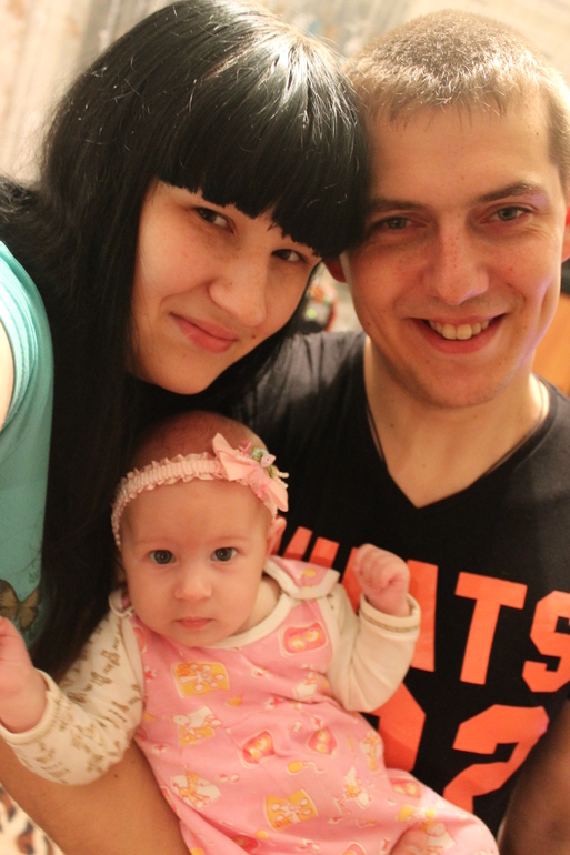 3 месяца назад в 13:05 наша семья стала полноценной ячейкой общества!Люблю вас мои родные!!!