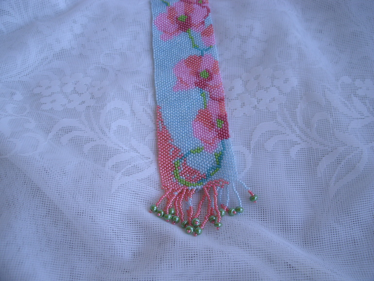 Галстук - брошь "Орхидея"