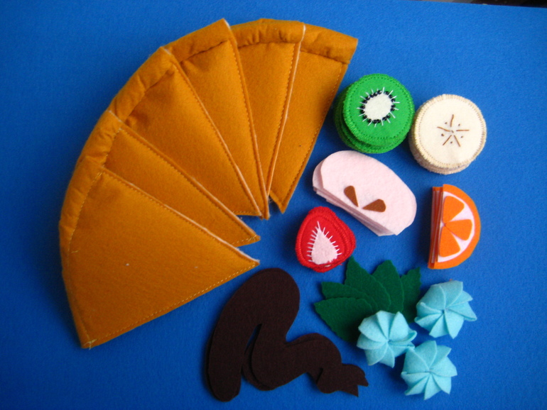 Фетровый тортик