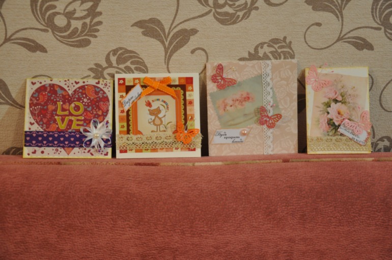 Наделались открыточки)