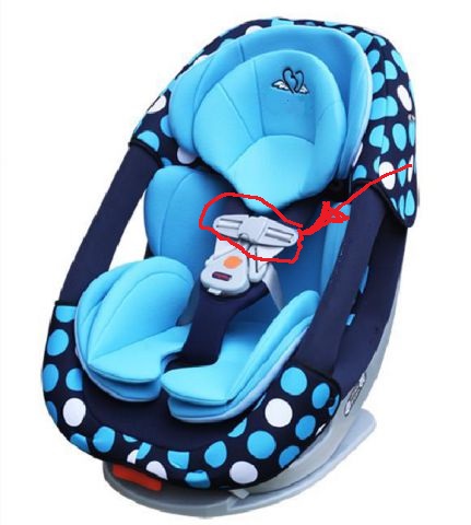 Зажим для ремня в автокресло