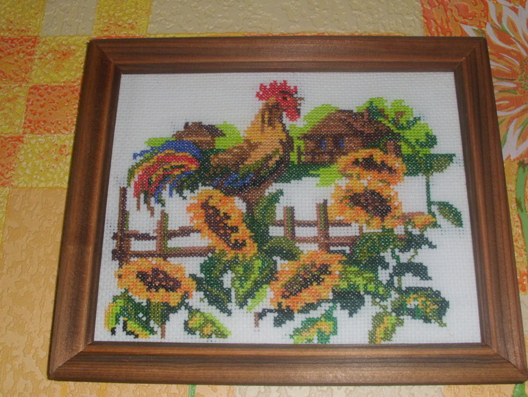 Подсолнухи вышились...