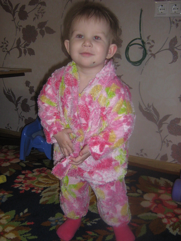 теплый халатик после бани...