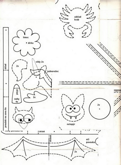 Объёмные поделки из бумаги (можно и на ёлочку повесить) (плюс шаблоны)