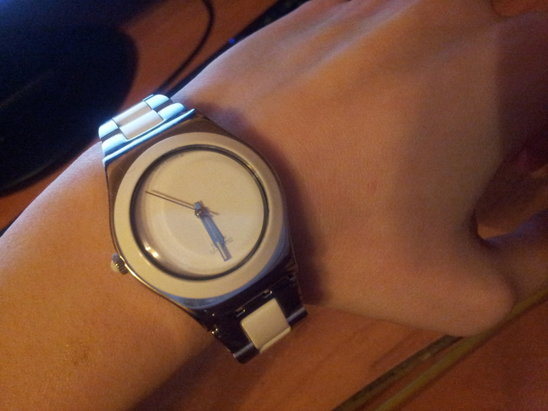 Женечка, спасибо большое за часики.