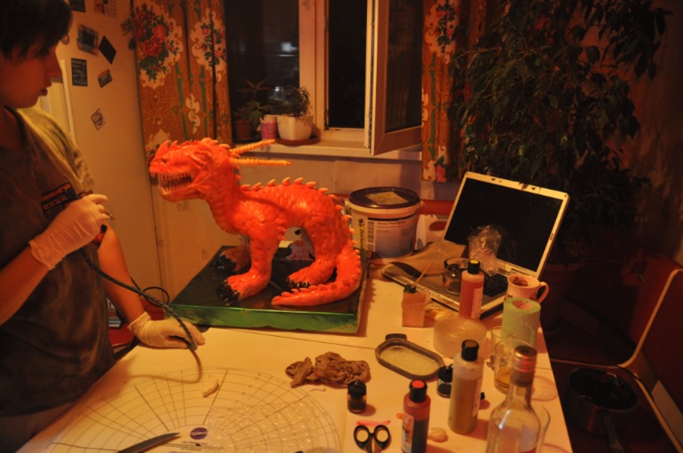 МК торт дракон