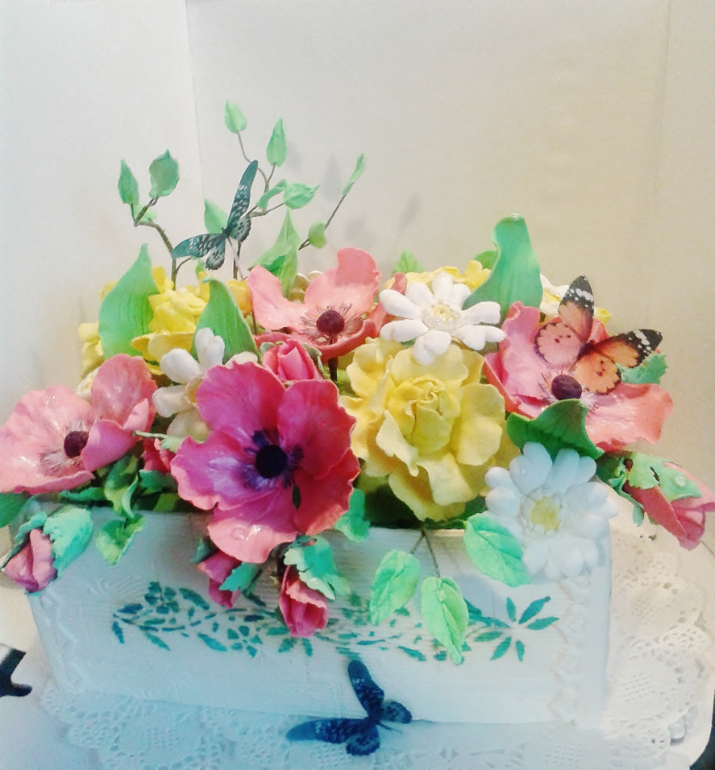 Ящичек с цветами