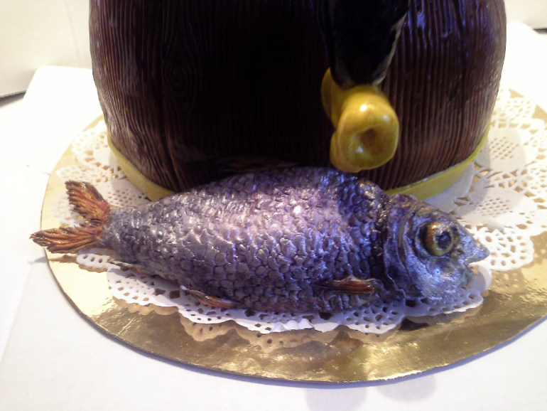 Бочка пива с воблой