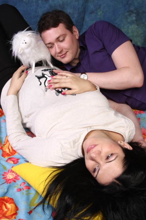 Наша беремчатая фотосессия)))