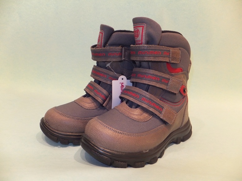 Новая обувь Minimen для мальчиков. Сапожки на натуральном меху. Обновила 25.09.