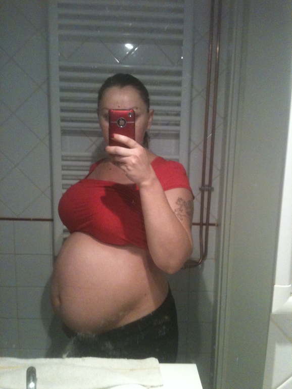 Опустился живот или малыш перевернулся?