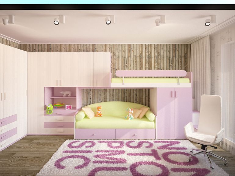 Хотим в детскую вот такую мебель. Может кто то знает магазин где сделают такое не дорого?