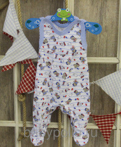 Ползунки высокие Новинка кораблики