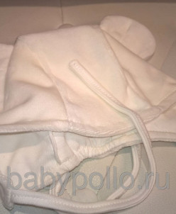 ШАПОЧКА ВЕЛЮРОВАЯ С УШКАМИ