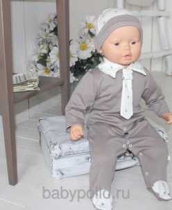 Комбинезон с галстуком