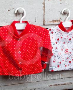 Кофточка на кнопках(комплект из двух кофточек)